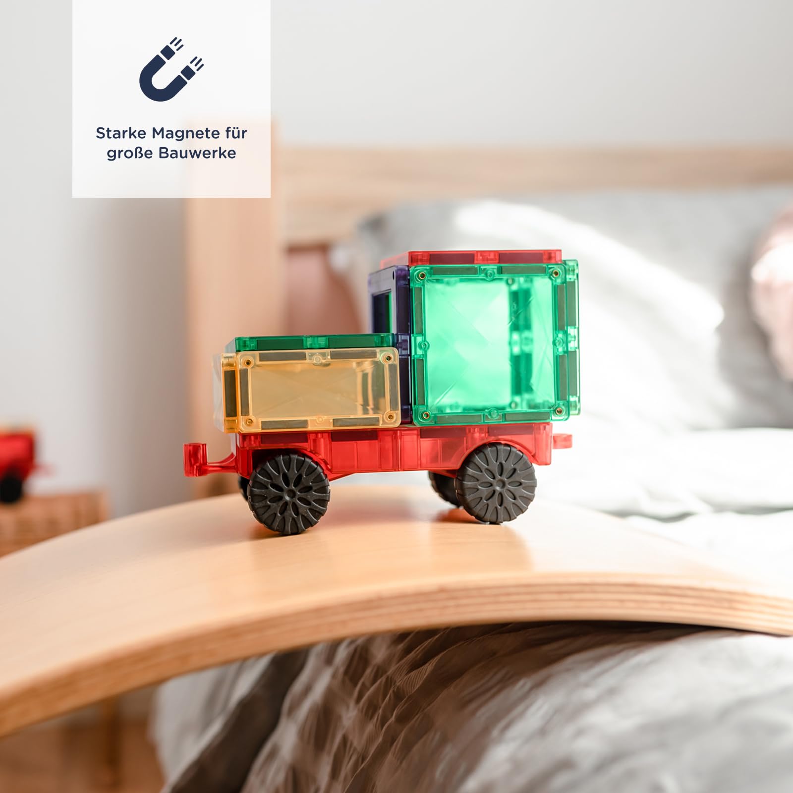 CONNETIX Magnetbausteine Regenbogen Antrag Packen, 24 Stück