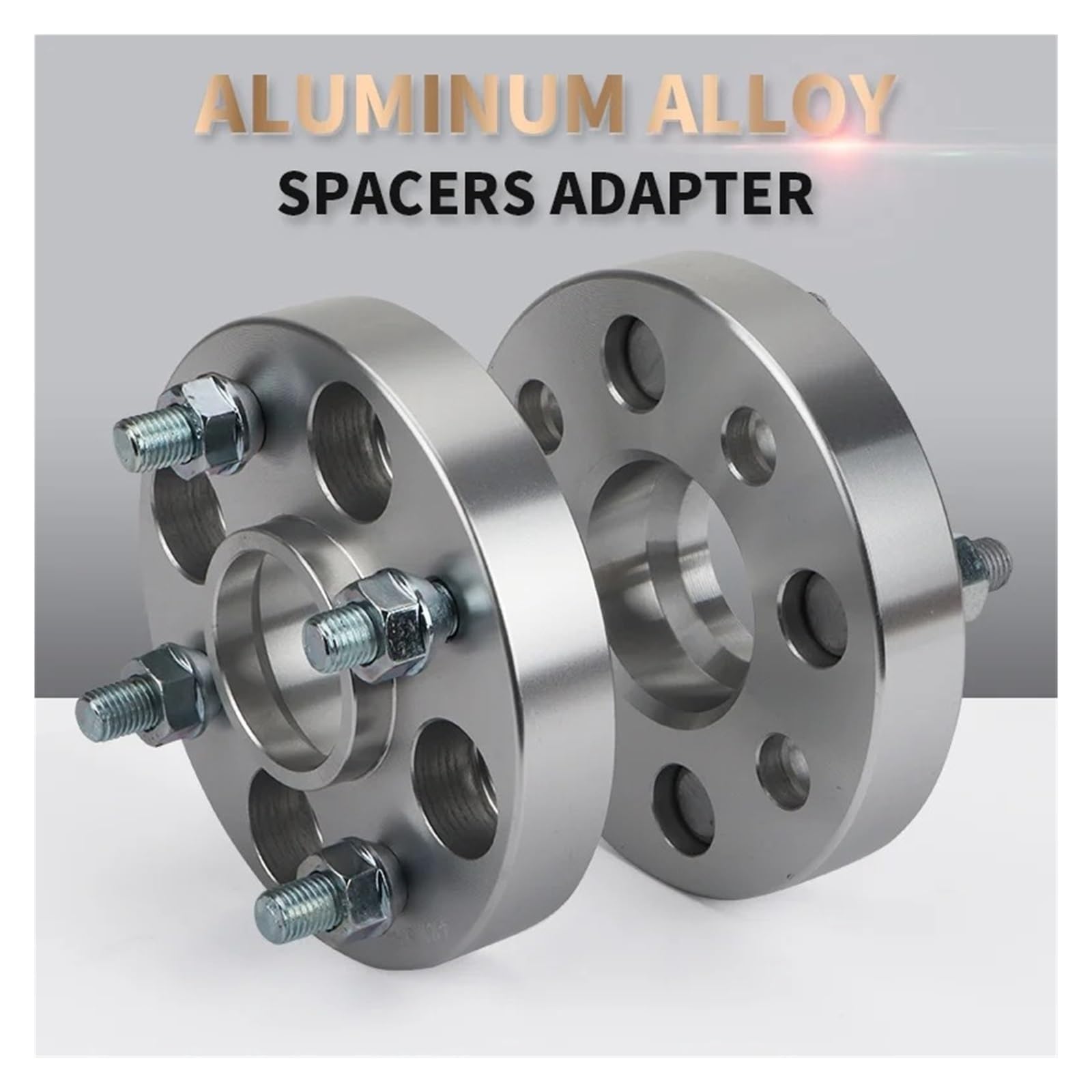Élargisseurs Voie Adaptateur De Joint Forgé Pour Jantes De Voiture Pour COLT 2 Pièce M12x1.5 PCD 4x114.3 CB 67.1mm Entretoises De Jantes Adaptateurs D'espacement Roue(2PCS 25MM Silver)