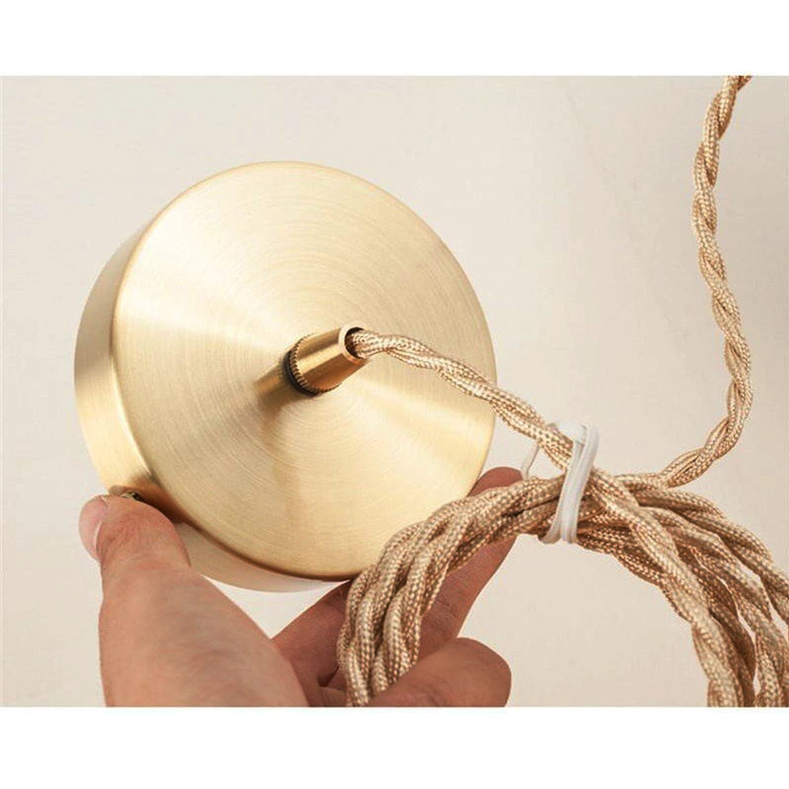 Lampa Wisząca Szklana E27 Zielony Klosz w Kształcie Liścia Lotosu z Przełącznikiem Retro Loft do Kuchni Jadalni Sypialni Kawiarni
