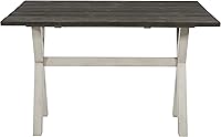 Vista 7 de OSP Home Furnishings Kristen Flip-Top Expanding Desk to Dining Table, Charcoal Finish acabado gris oscuro