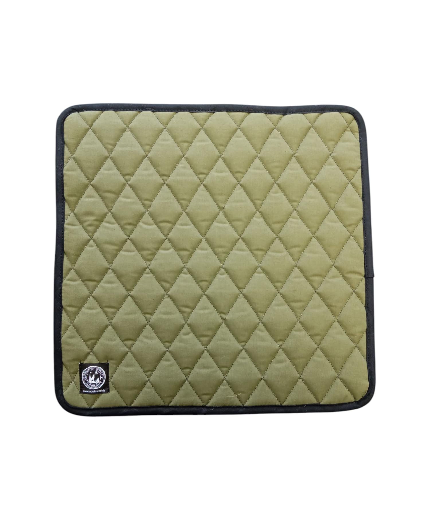 Nordic Wolf Sitzkissen Outdoor Schafwolle – Woolpad isolierend 42x42 cm für Camping & Bushcraft