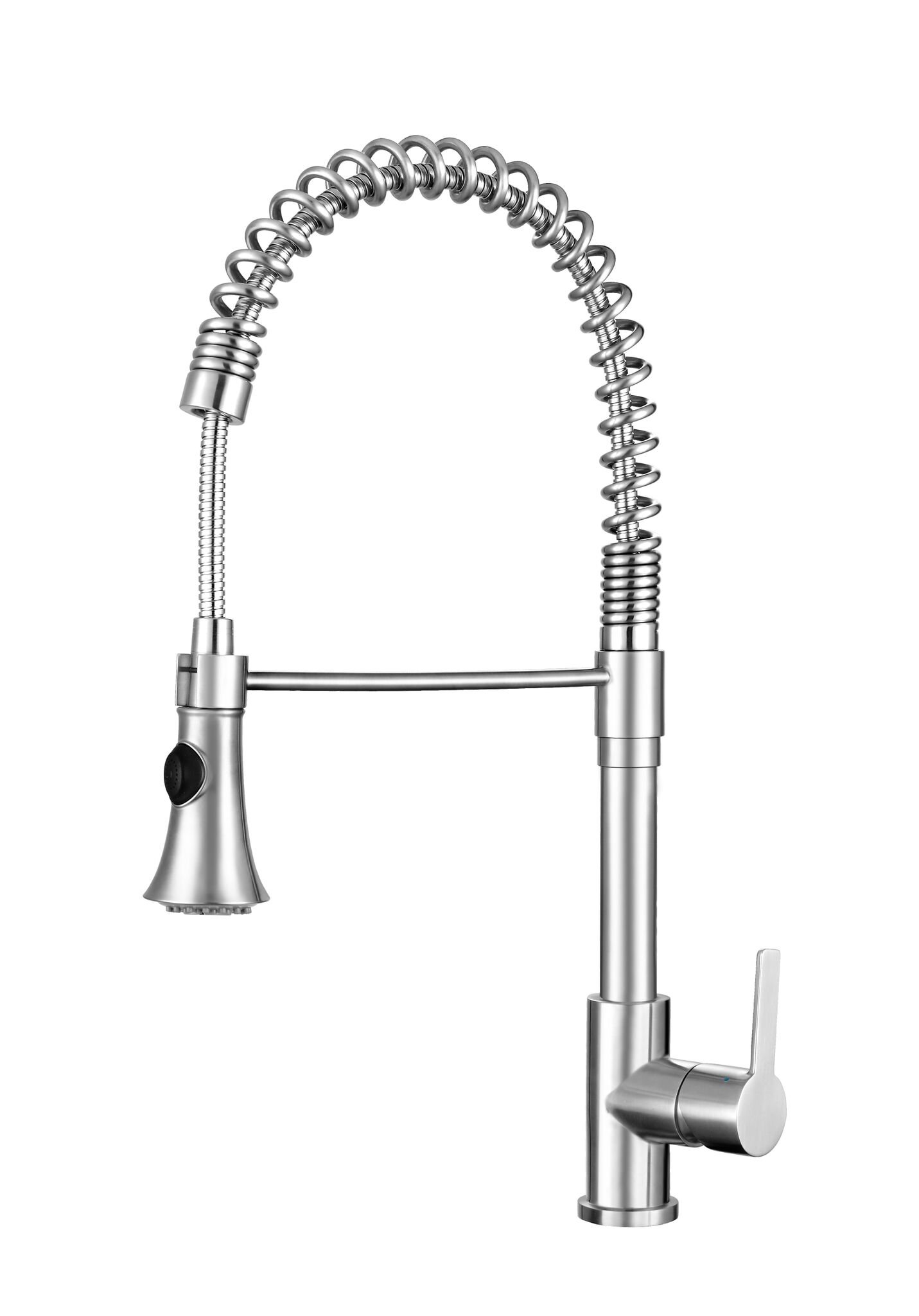 Franke Bern Semi-Pro Faucet installed in a kitchen with a woman and child preparing food.