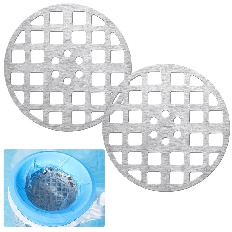 Hiboom 2 Pcs Pool Skimmer Basket Anti Corrosion Pool Skimmer Cover