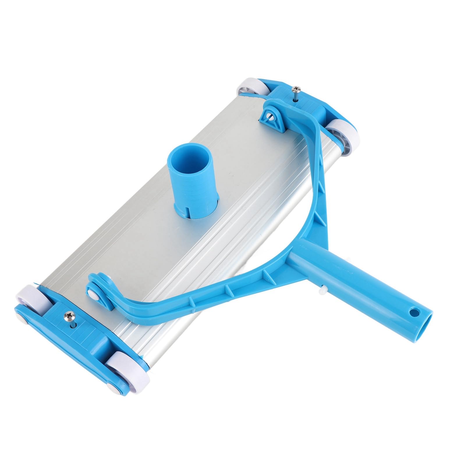 banapoy Swimming Pool Vacuum Head, Weighted Flexible Manual Pool Vacuum Swivel Pool Vacuum Head Attachment, Pool Vacuum Head with Wheels for Inground Ground Pools (19 Inch)