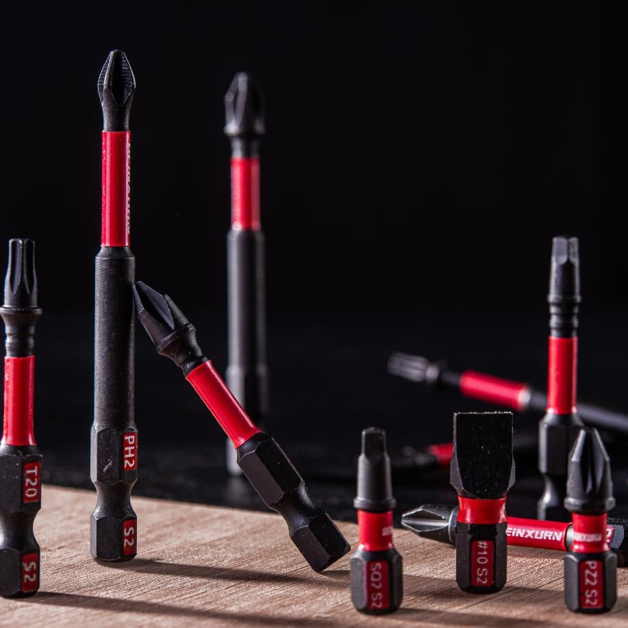 Miniatura 8 de Impact Tough #2 Phillips de 6 pulgadas Brocas de destornillador de inserción, Juego de 20 piezas al por mayor de brocas PH2 para destornillador