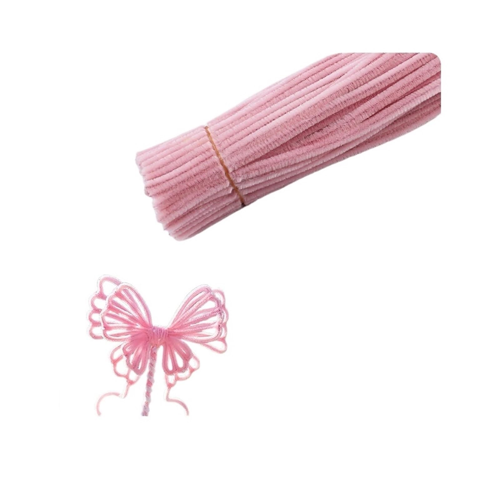 TGDGFKIAS Cure-pipes pour loisirs créatifs, Chenille tiges cure-pipes multicolore paquet de 100-1000 pièces(Color-03,100PCS)