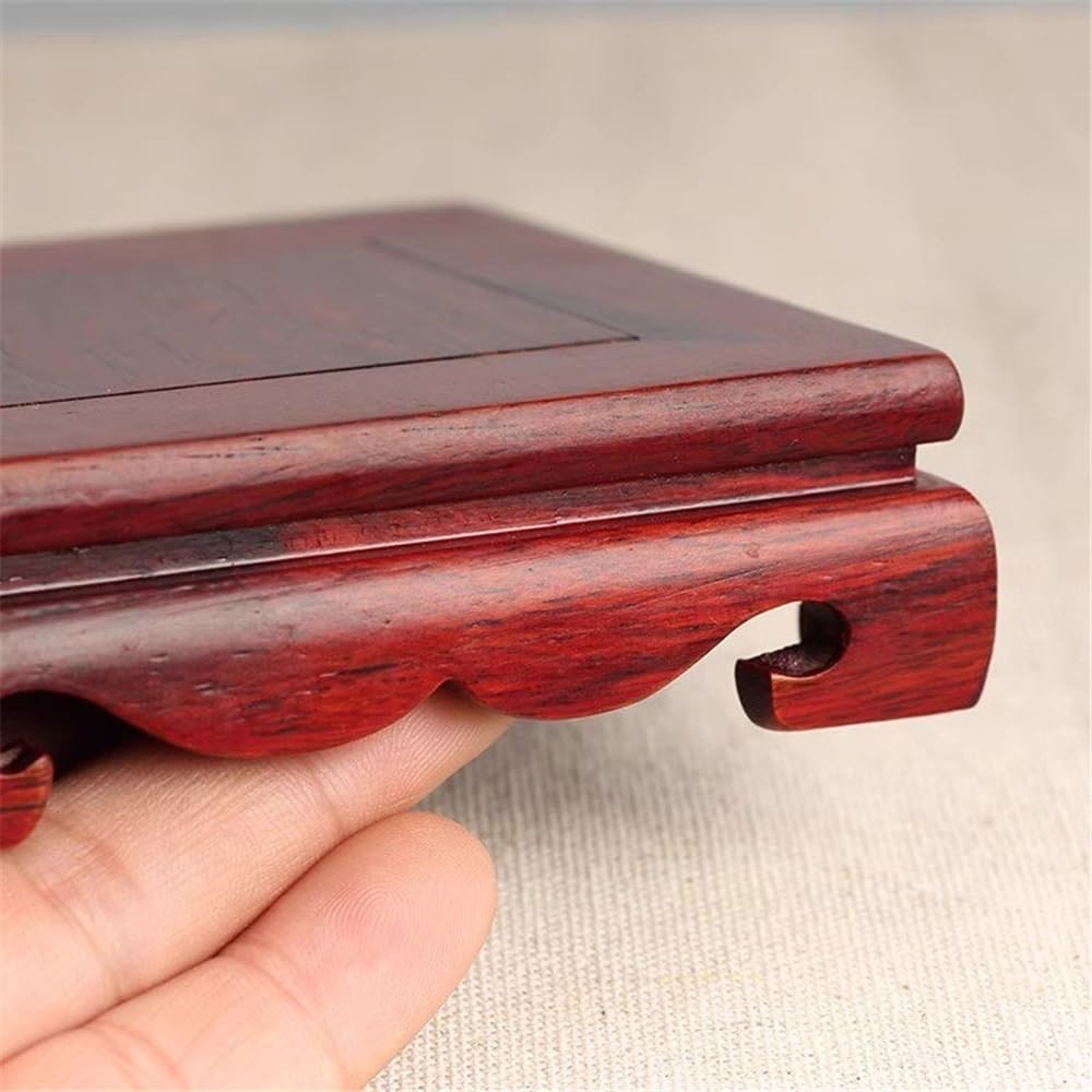 Bonsai-Basis Quadratischer Pflanzenständer aus Palisander mit Bonsai-Basis