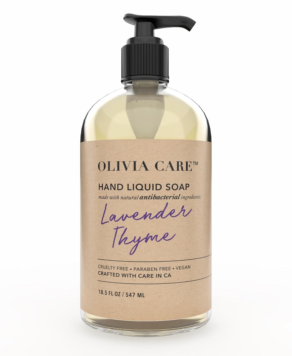 Olivia Care Antibacterial Hand Soap - Germ-Fighting Cleanser