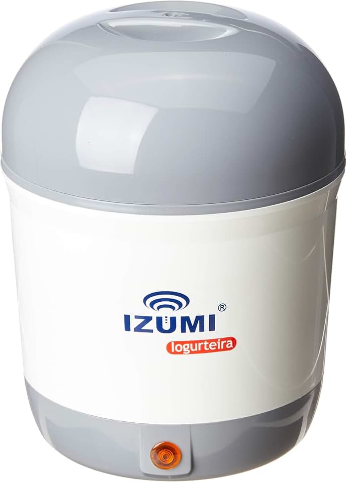 Yexati Iogurteira Elétrica Cinza Bivolt - Fazedor de Iogurte - Produz 1 Litro - Material Polipropileno - Para Fazer Iogurte Caseiro