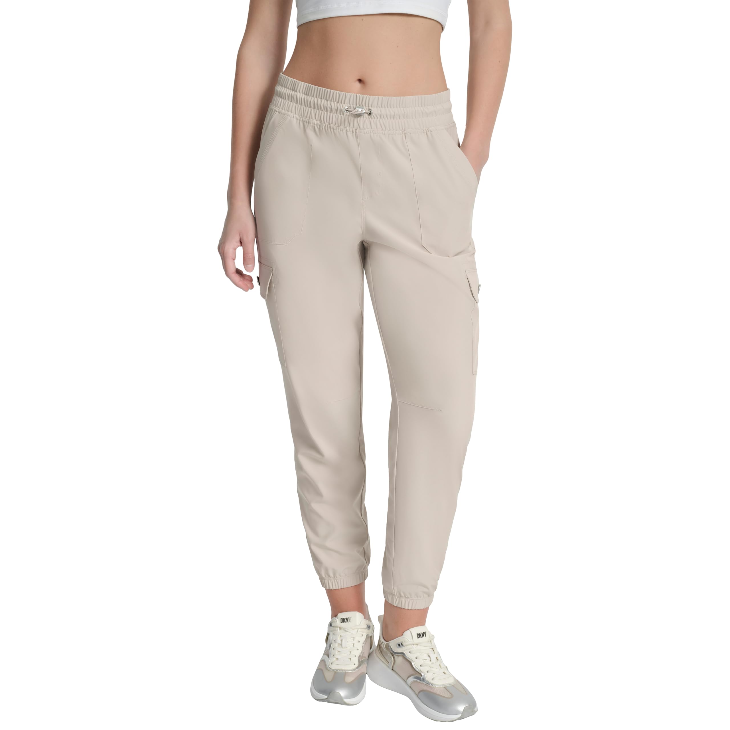DKNY Women's Pant, Pebble, Large