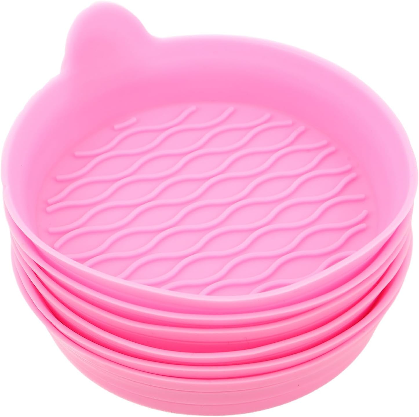 Car Cup Holder Coasters Car Interior Accessories 6pcs Silicone Pink for Women Non-Slip Waterproof Easy Installation