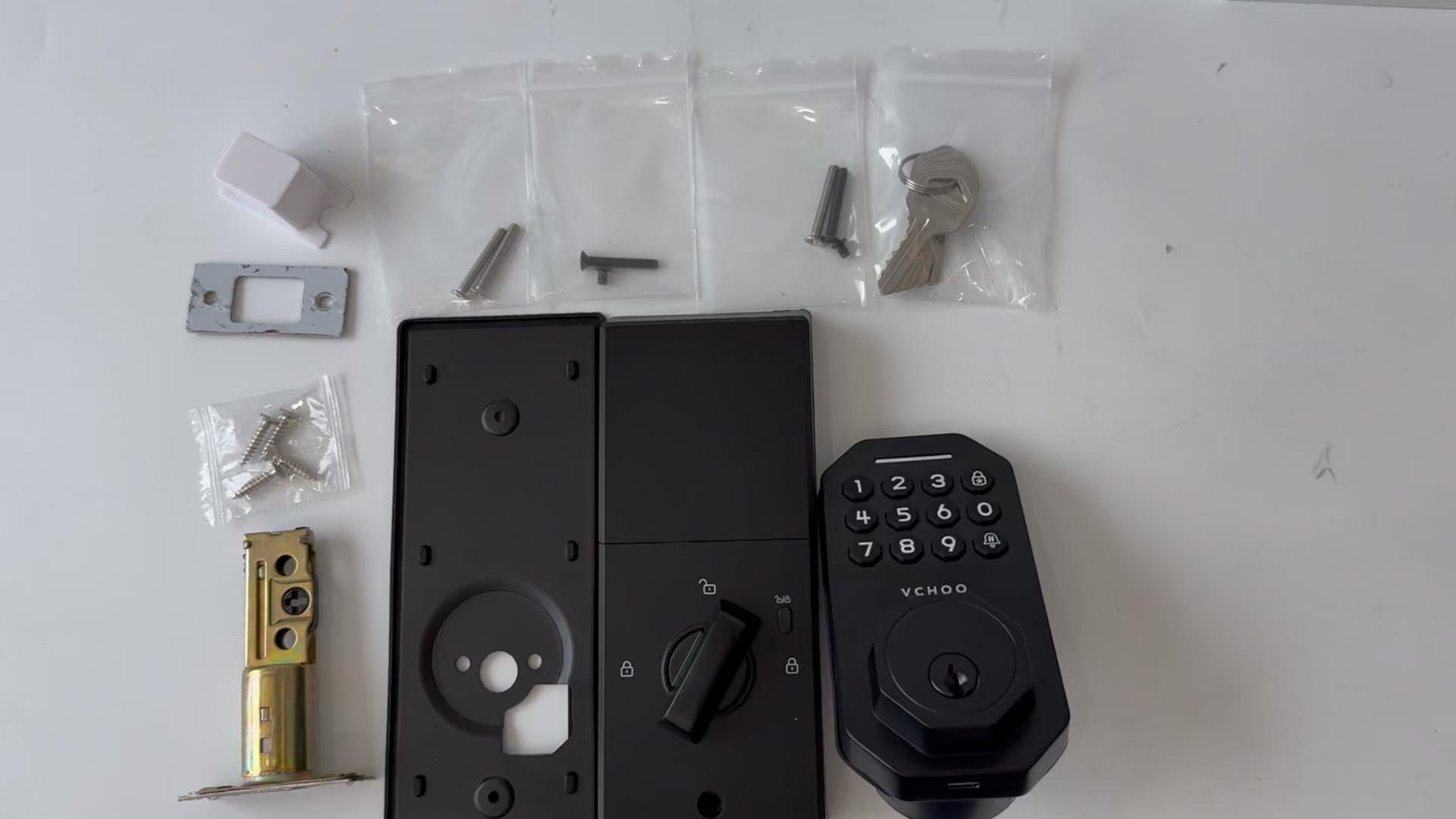 VCHOO Keyless Entry Door Lock with Handle Wi-Fi Door Locks