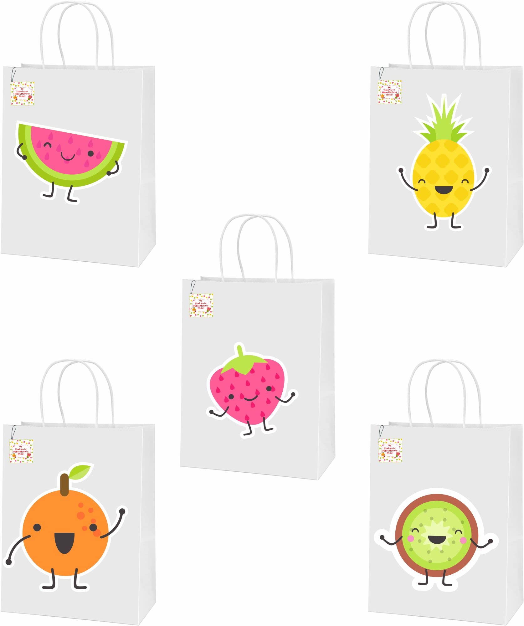 Untumble Fruit Theme Return Stickered Gift Bags, Pack of 10 (B0C5DT6BHR) Amazon Price History, Amazon Price Tracker