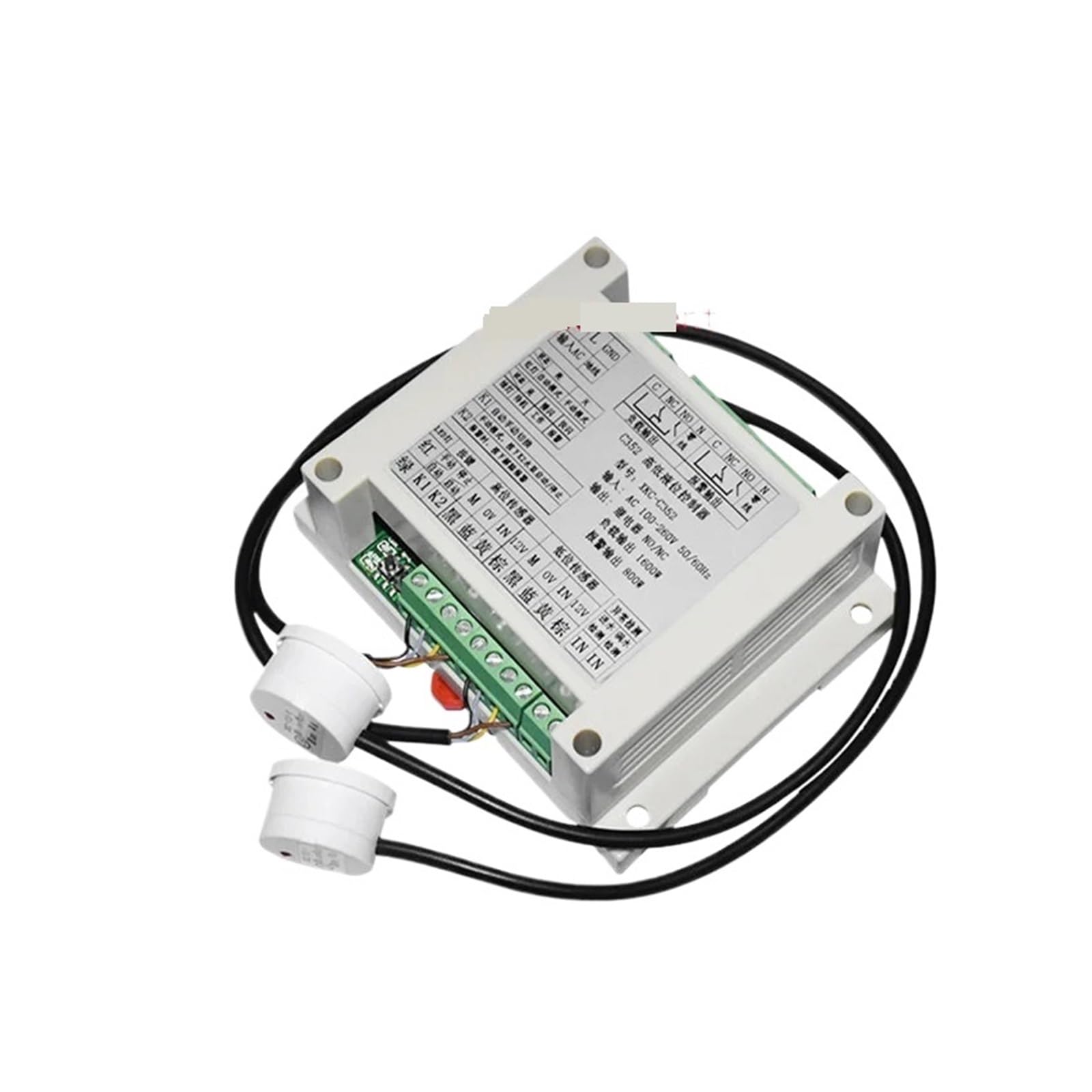 EDEDE Sensor de Nivel de líquido, Sensores de Nivel de líquido sin Contacto y Controlador de Suministro de Agua automático XKC-C352 AC110-220 con Interruptor de Nivel de Agua(XKC-C352-3P Overflow)