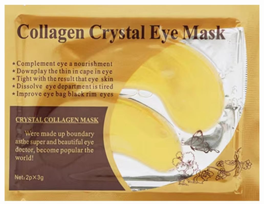 Under Eye Patch Mask Gel for Dark Circles Removal 24k Gold Dark Circle Spot Eye Cooling Gel Pads Puffy Eyes Remover Relaxing Reduce Bags Puffiness Brighten & Wrinkles Patches for Men Women-image-32