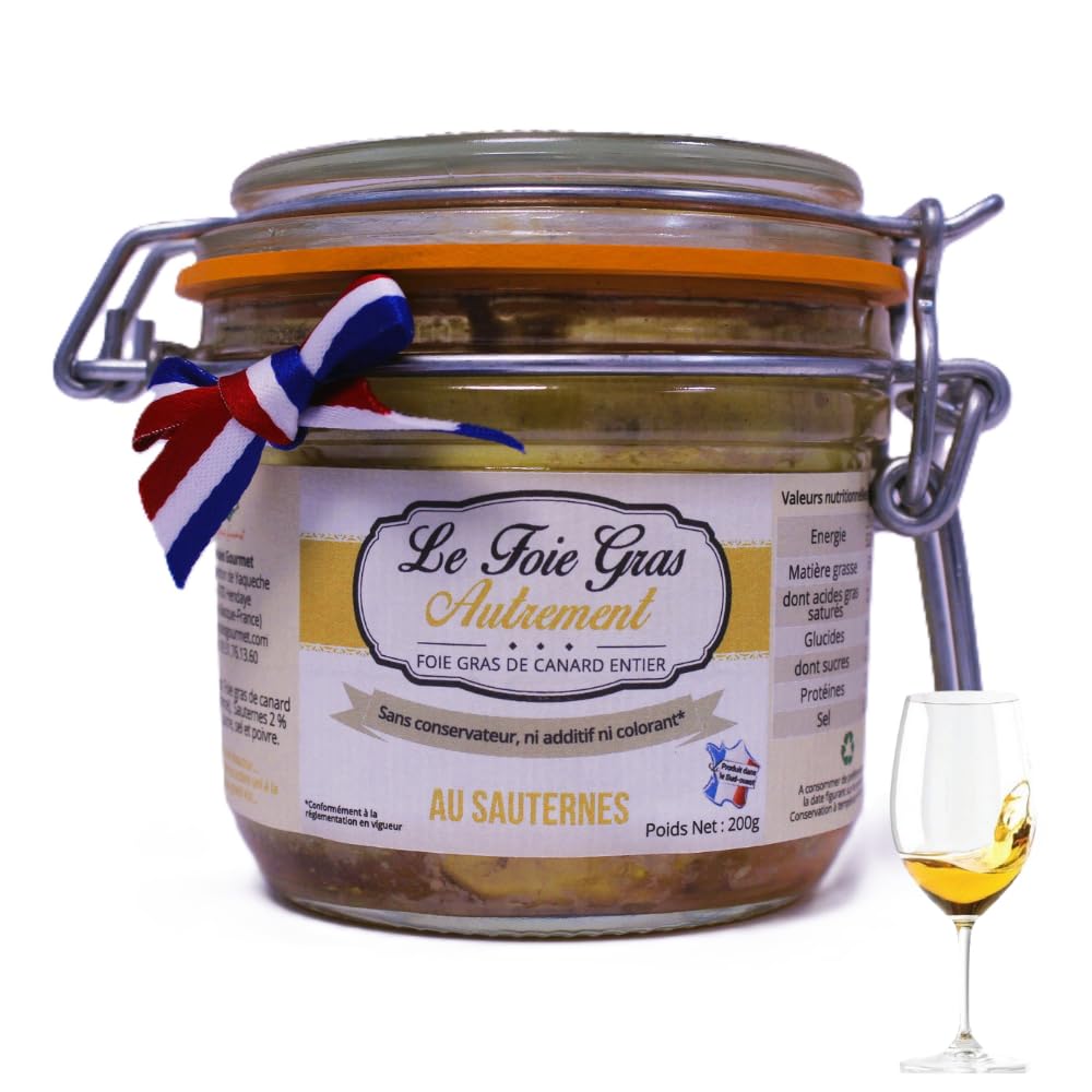 Cofre Ametzondo – Relais Gourmet | Trío de Foies Gras Enteros (Natural, Trufa, Sauternes) con Champagne y Lira | Artesanal Francés | Sin Conservantes, Aditivos ni Colorantes