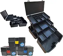 Maleta Caixa Organizadora para Pesca Ferramentas 3 Bandeja Polymer