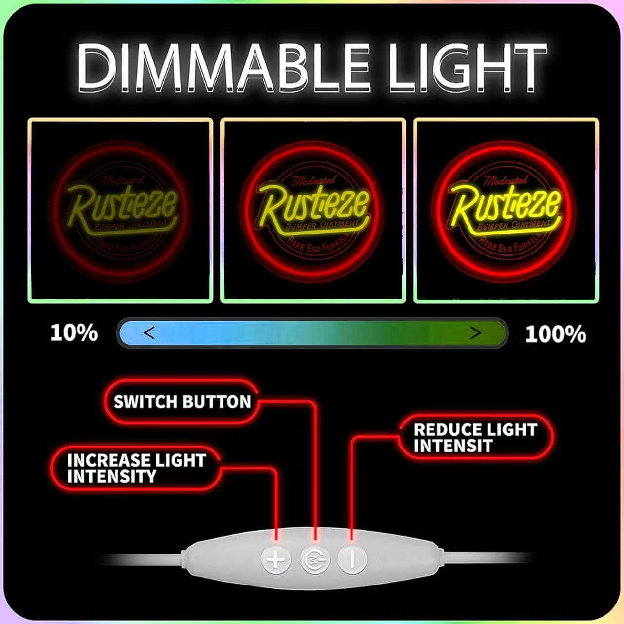 Pixar Panneau néon rouille pour décoration murale de voiture, lumière LED à intensité variable pour chambre à coucher, salon, salle de jeux, garage, lumières alimentées par USB pour cadeaux