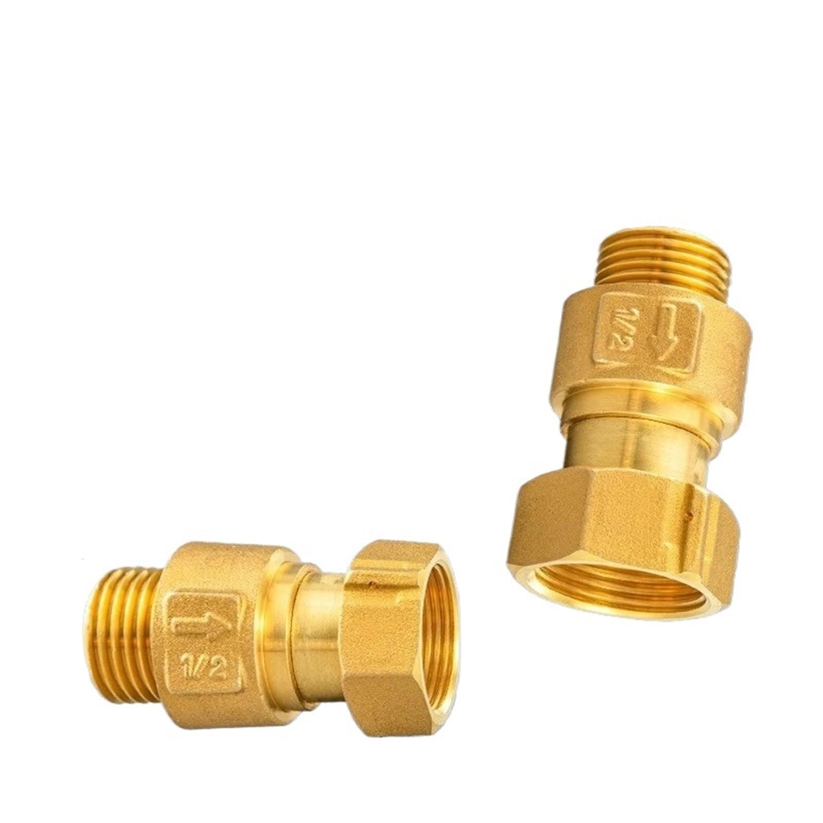 1pcs Check Valve Full Copper DN15/20(DN20 Rear)