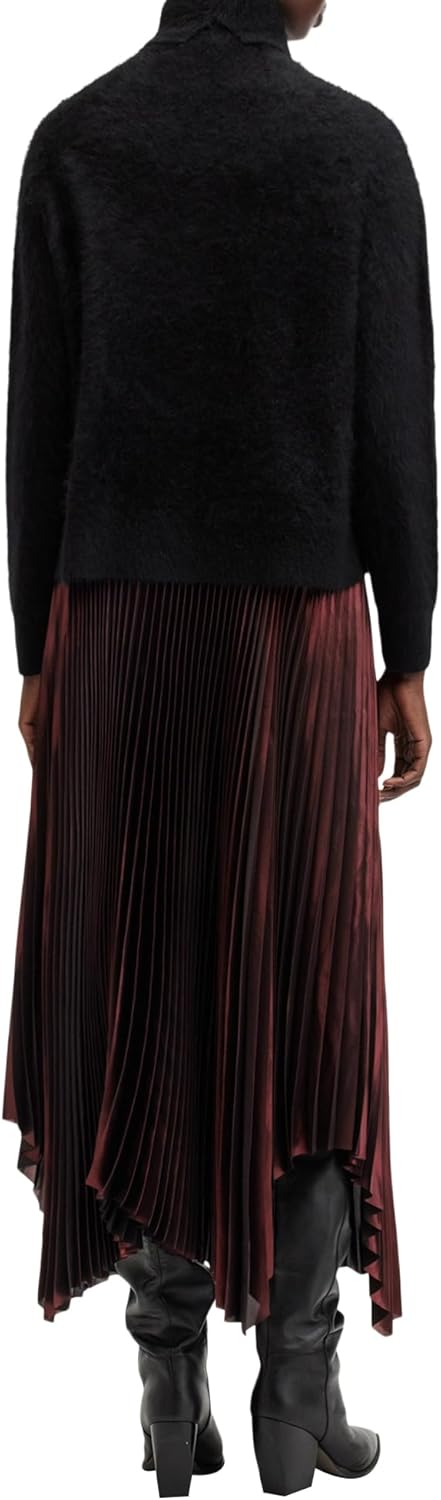 AllSaints Women's Phia Metallic Skirt - Image 6