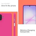 YATWIN Silicone Case for Samsung Galaxy A07 4G, Soft-Touch, Shockproof, DustProof, Antiskid Phone Cover for Samsung Galaxy A07 4G - Magenta gallery image