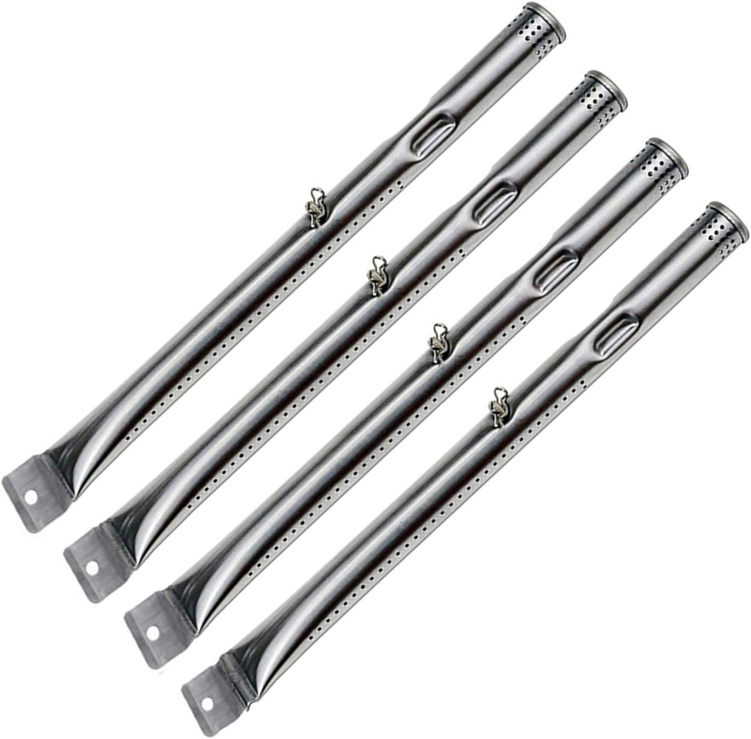 Burner (4-Pack) for Charbroil 463241013, 463241113, 463241313, 463241314, 463241413, 463241414, 463449914, 466241013, 466241313, 466241413, Charbroil Part NO.: G527-2200-W(15 15/16" X 1")