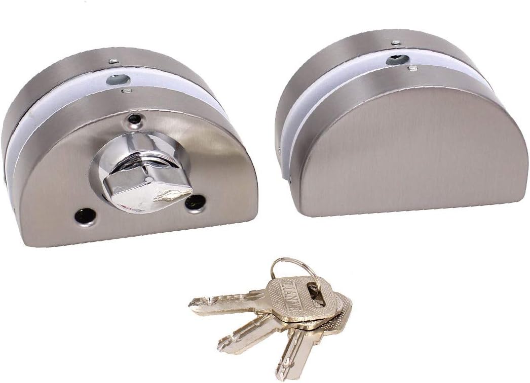 New Lon0167 Entry Gate Featured 10-12mm Glass Swing reliable efficacy Push Sliding Door Lock w Keys(id:dea ba 99 6cc)