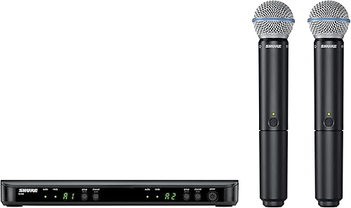 Miniatura 11 de Shure BLX288/B58 Sistema de micrófono inalámbrico para dos vocalistas con receptor de doble canal BLX88 y 2 transmisores de mano BLX2 con cápsulas
