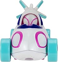 Vista 3 de Spidey and his Amazing Friends Coche de carreras Amazing Metals escala 1:64 (Ghost-Spider)