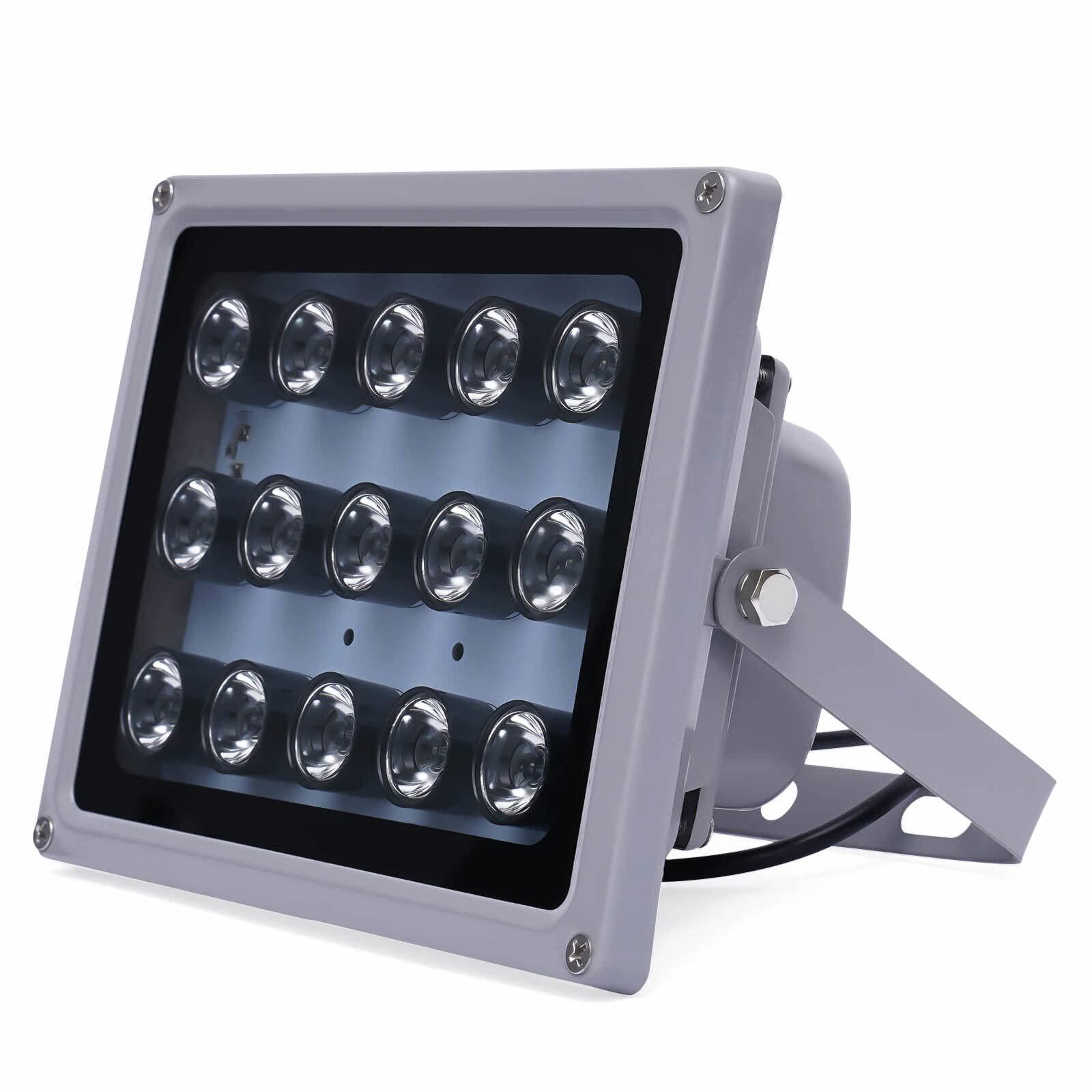 IR-Illuminator Licht 15 LED 850nm CCTV Nachtsicht Infrarot Strahler Licht Illuminator 850nm Array Infrarot Lampen Mit Sensor Nachtsicht Outdoor Wasserdicht Für CCTV Überwachungskamera