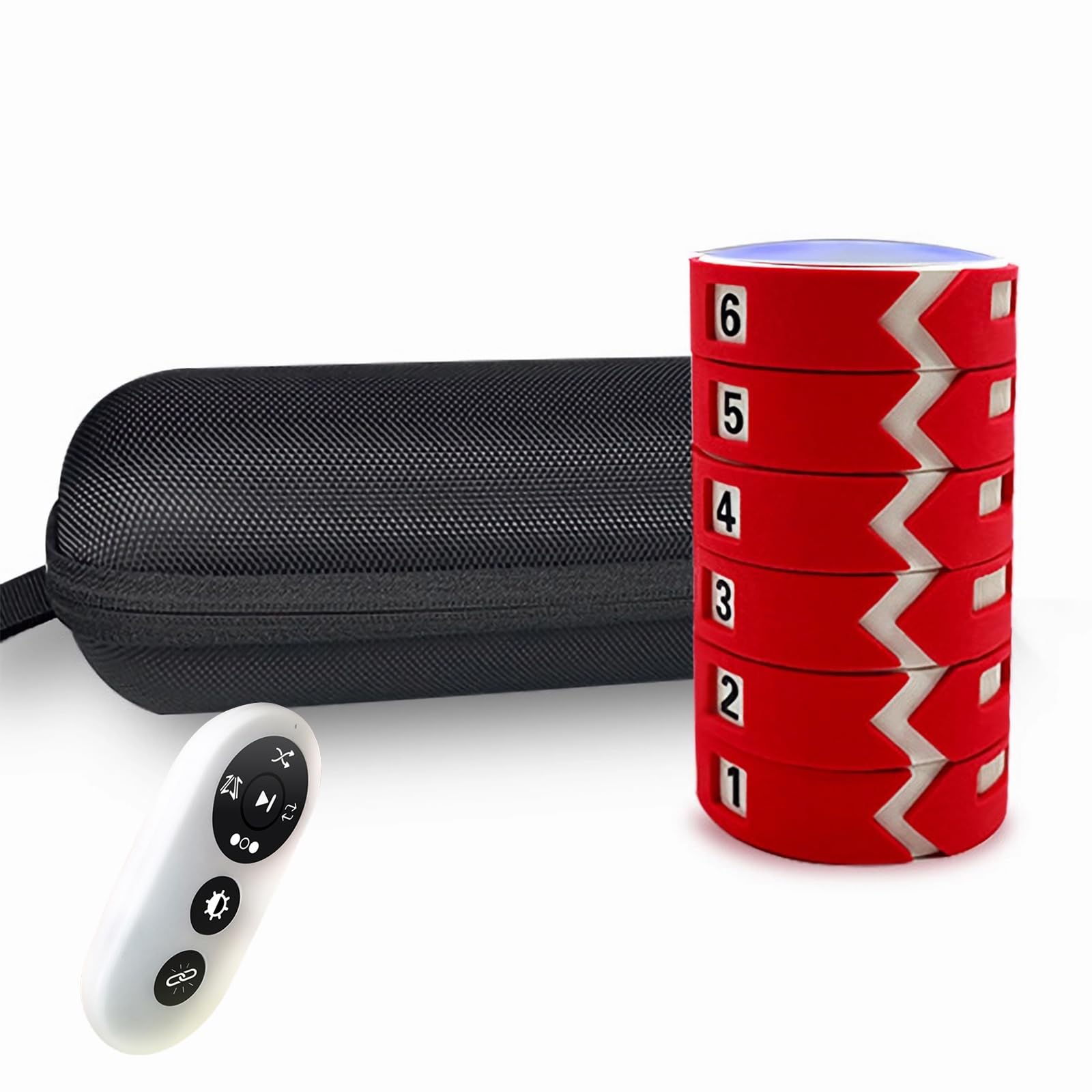 Lumières D'entraînement Réaction Et Coordination - 6 Lumières + Télécommande, 4 Modes, Rechargeable