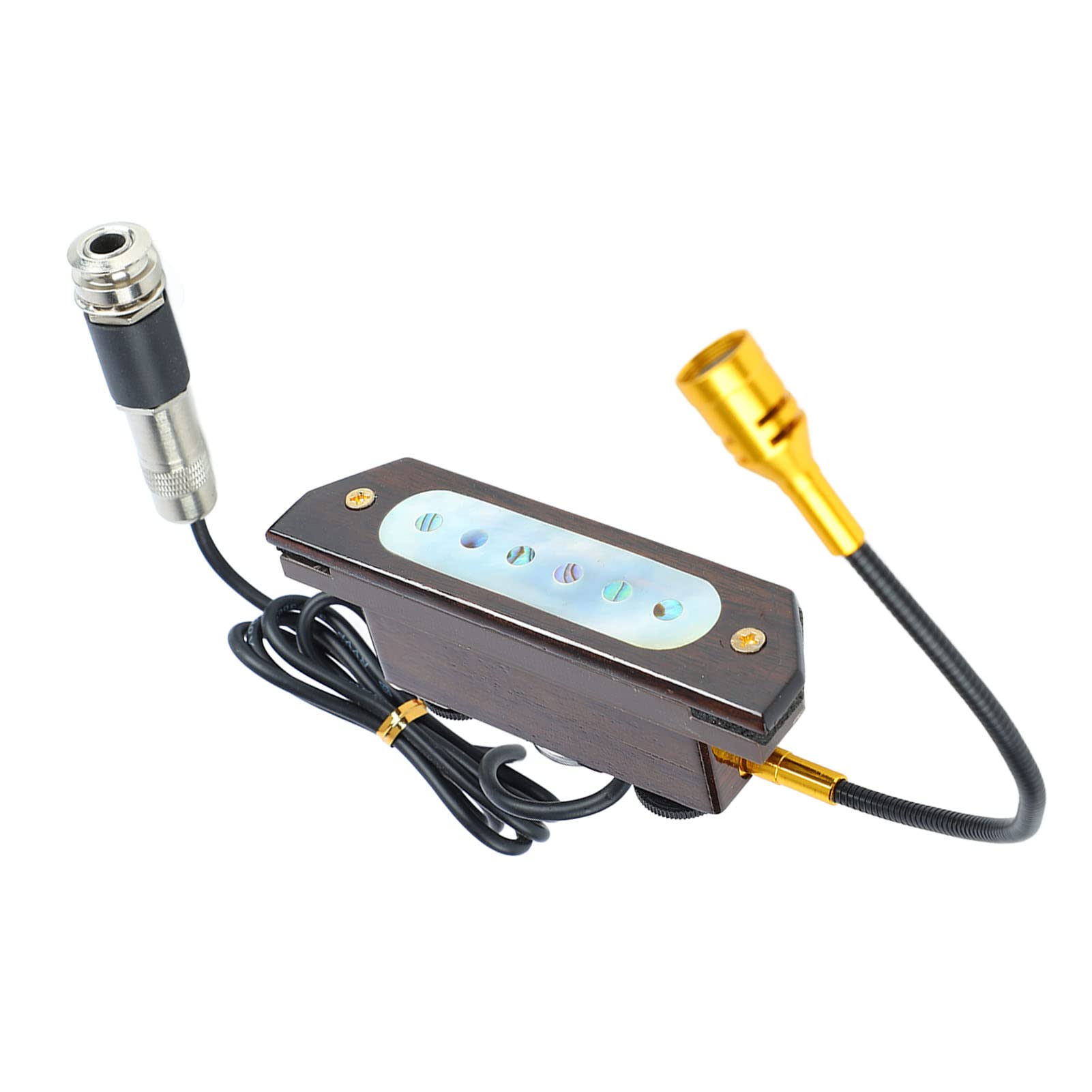 Pickup per chitarra acustica a doppia bobina Pickup elettrico Pickup Premium Materiale in palissandro Eccellente qualità del suono Easy Installazione per chitarristi elettrici