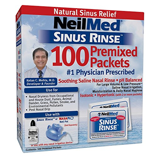 Neilmed Sinus Rinse Refill Packets, 100 Ct