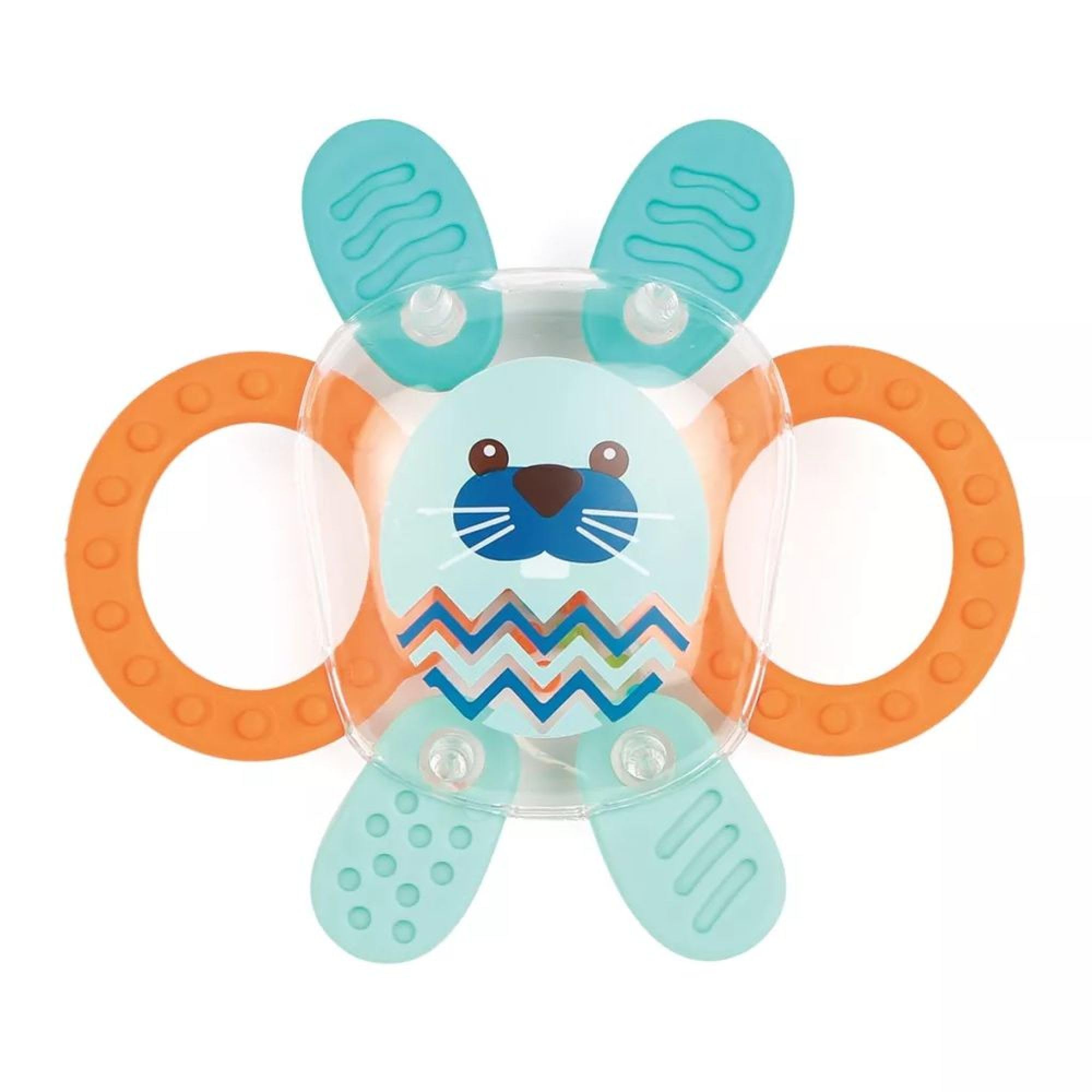 LUDI - Rattle Rabbit - Learning Games for Babies - from 3 Months