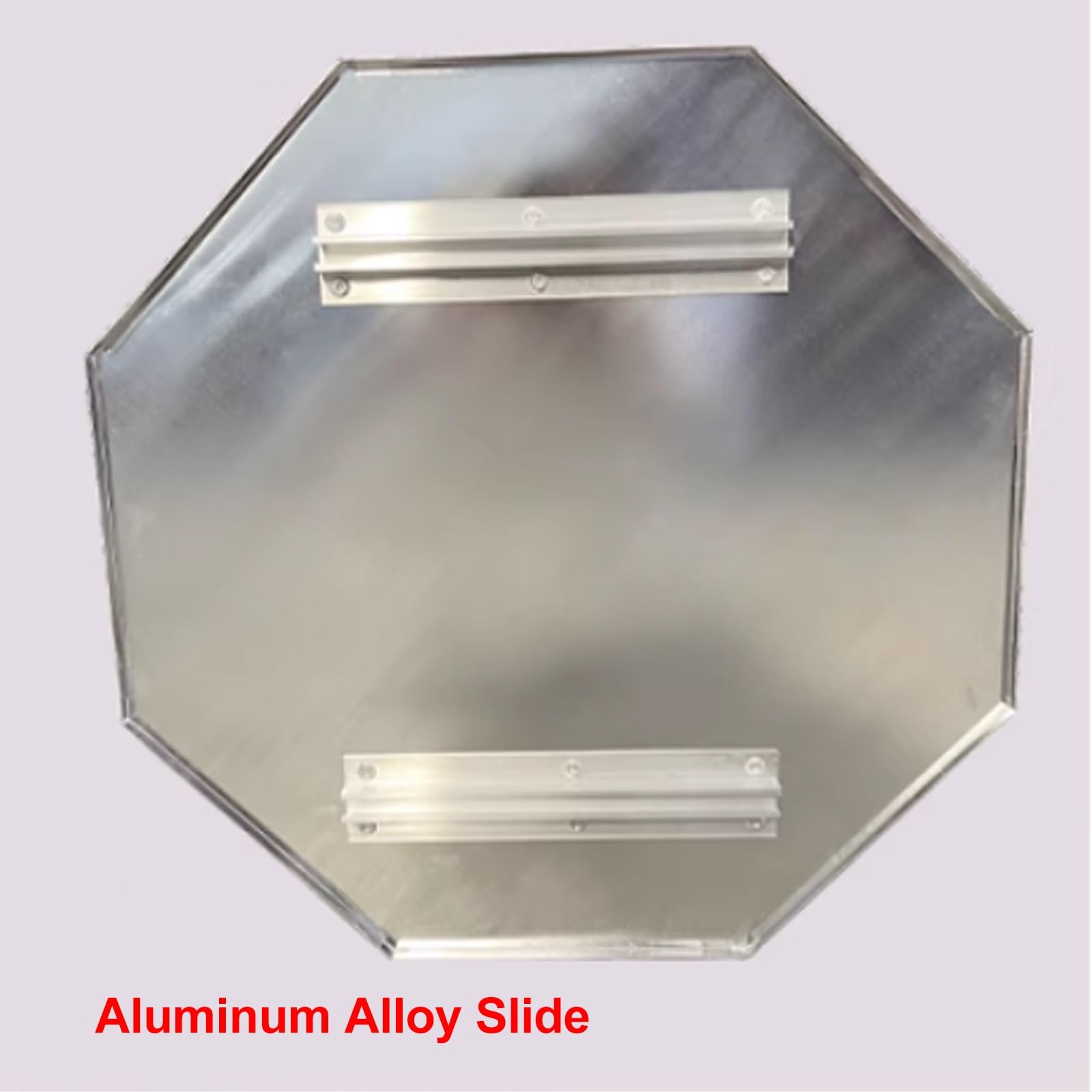Znaki stopu, znaki drogowe z szyną przesuwną, metalowy zacisk i folia odblaskowa, aluminium, odporne na warunki atmosferyczne, wodoodporne, odporne na blaknięcie (bez drążka)