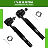 Vista 7 de SCITOO 8pcs Front Suspension Kit Lower Control Arm with Ball Joints Outer Inner Tie Rod Ends Sway Bar Links For 2008-2013 For Nissan Rogue 2014-2015