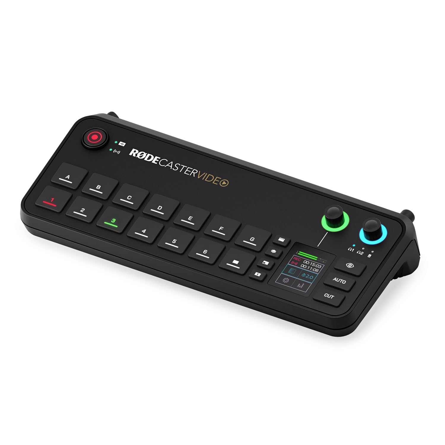 Rode Rodecaster - Console video per produzione audio e video con supporto keepdrum, colore: Argento