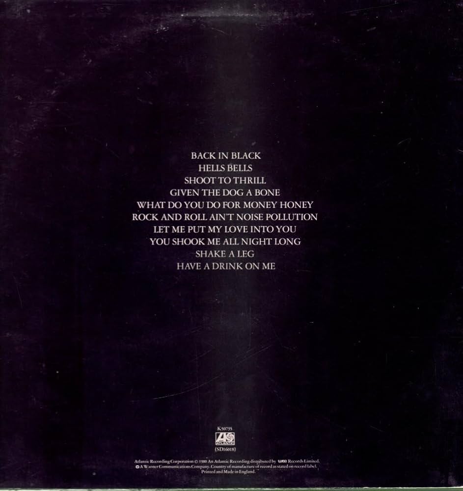 国内初版 帯付☆AC/DC バック・イン・ブラック P-10906A アナログ Yahoo!オークション -「バックインブラック」(レコード) の落札