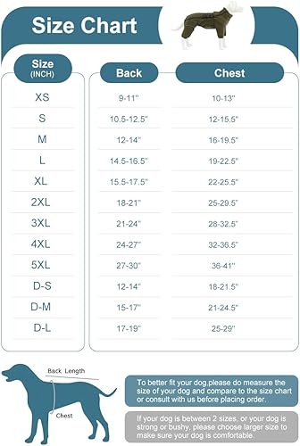 Miniatura 2 de Chaleco cálido de doble capa para perro, 4 patas cubiertas, resistente al viento, impermeable, reflectante para perros pequeños, medianos y grandes
