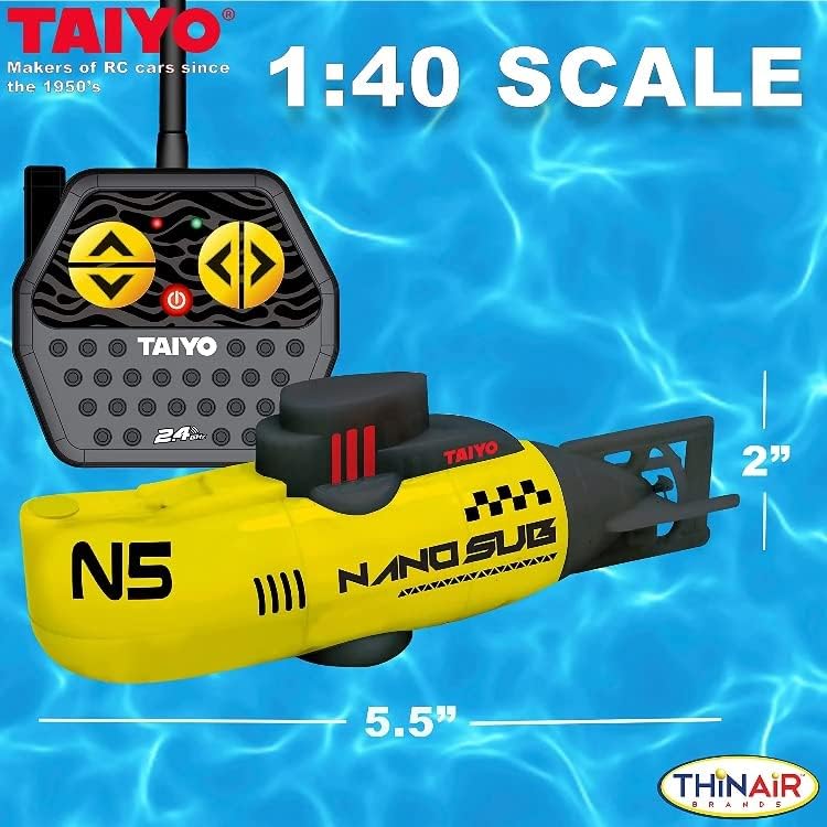 TAIYO Nano Submarine with dimensions