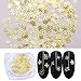 Produktbild PULABO dauerhaftNail Art Sticker Decals 90pcs / Box 10 Style Schneeflocke Zahnräder Weihnachten Neujahr Pailletten Nail Art Decals Robust und praktisch