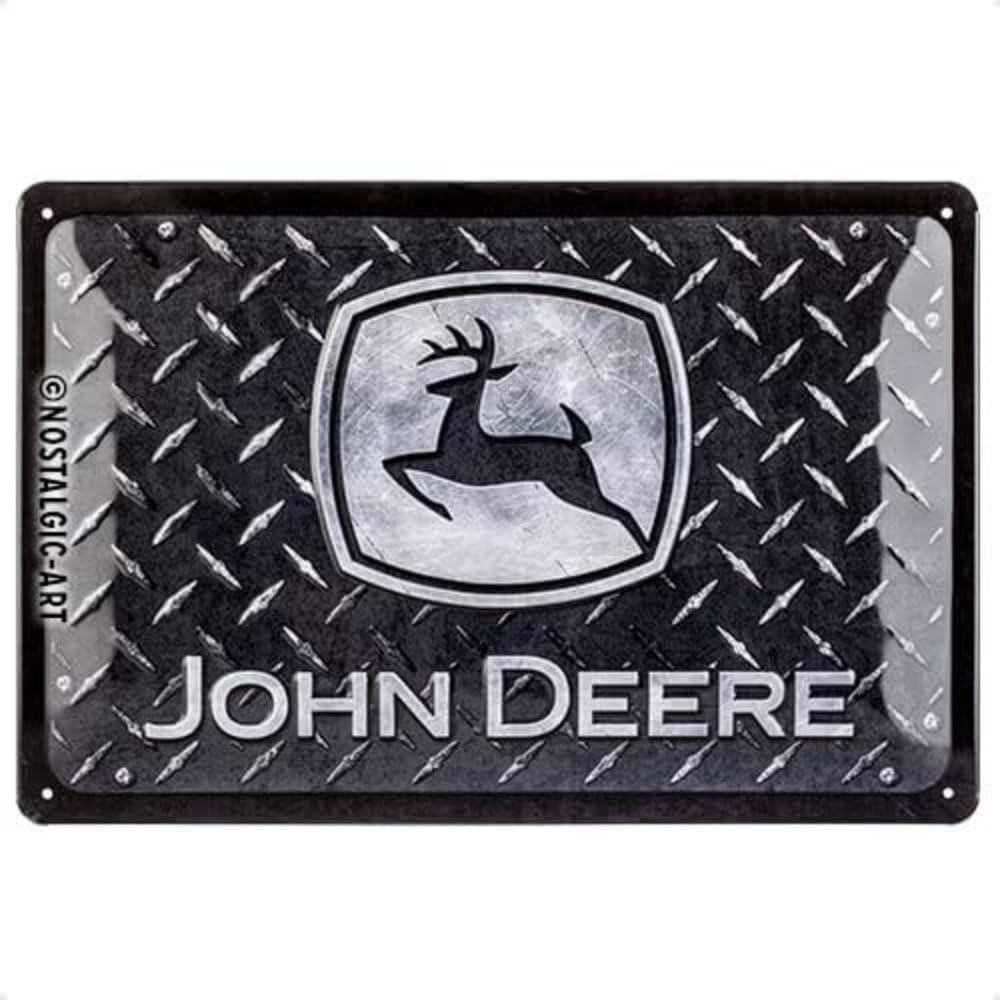 Nostalgic-Art Targa Metallica Vintage John Deere – Modello Trattori, 30x40 Cm, Made In Germany, Decorazione Retro - 6