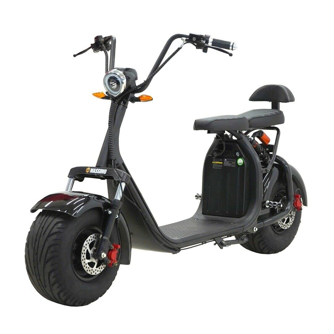 Buy Massimo 2000w Wide Tire Electric Scooter 60v 12Ah Battery, Dual