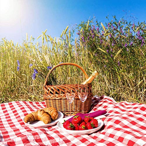 image for AOPEIER Outdoor Picnic Blankets 3 Layers for Water-Resistant Handy Mat