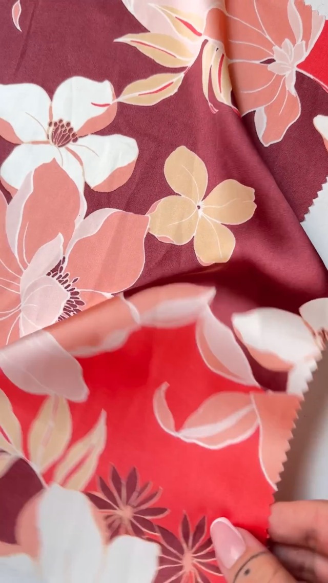 Amazon.com: Premium Floral Print Satin Fabric by Yard - Silky Smooth- Ideal  for Weddings and Costume Design - Polyester Spandex Blend