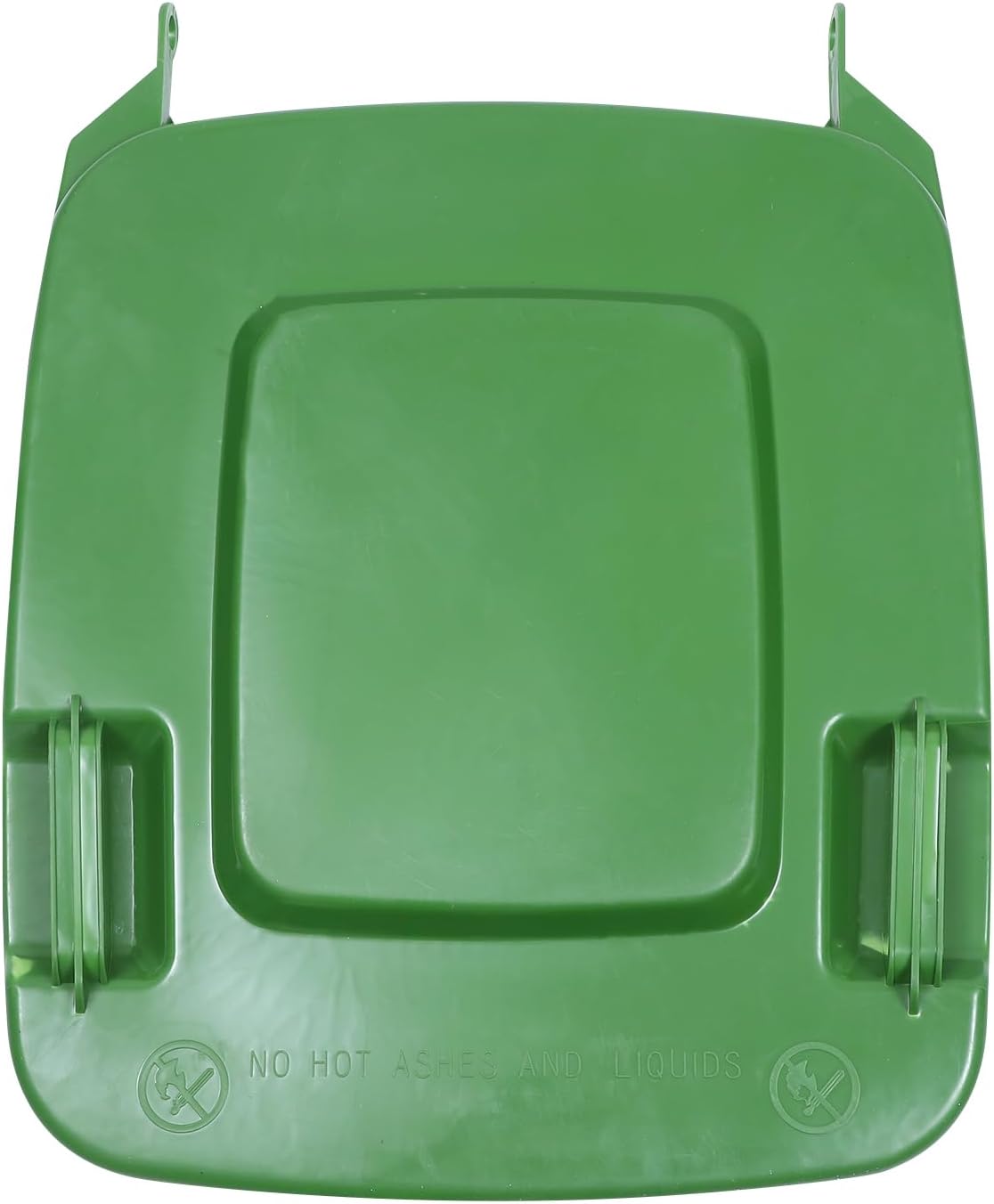 Happyyami Plastic Trash Can Lid 240L Garbage Bin Replacement Cover Waste Container Dome for Commercial Kitchens Restaurants 63 Gallon Garbage Cans Green