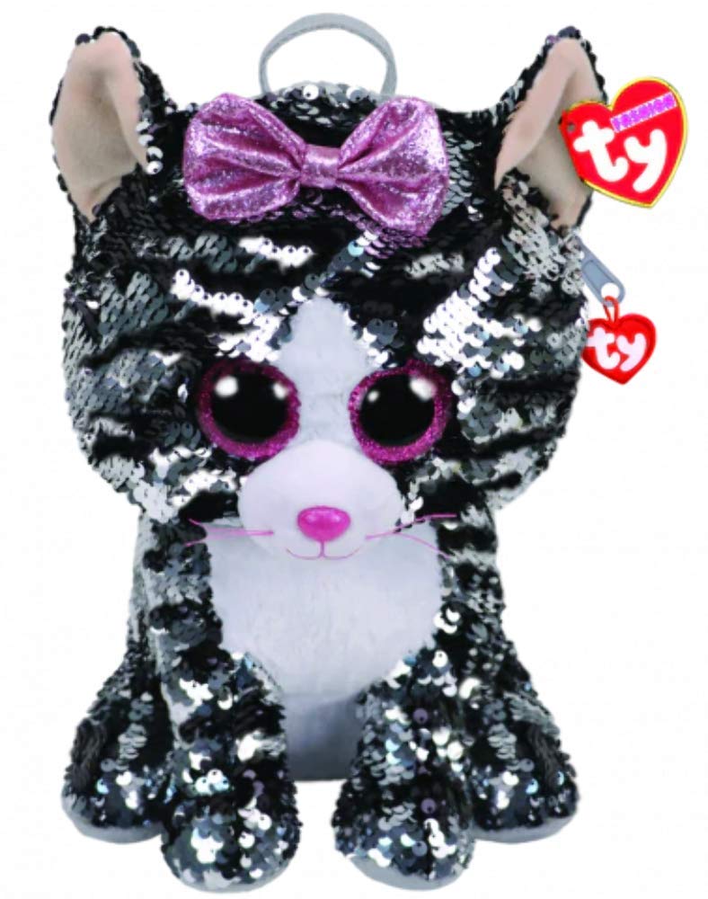 Ty Beanie Back Pack Sequin Cat Kiki Boos Boos (1607-95020)