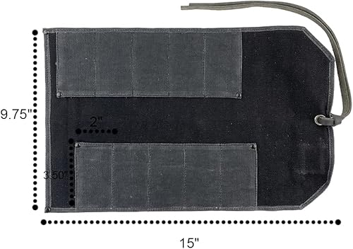 Miniatura 6 de Rollo de herramientas de lona encerada impermeable duradero hecho a mano por Hide & Drink