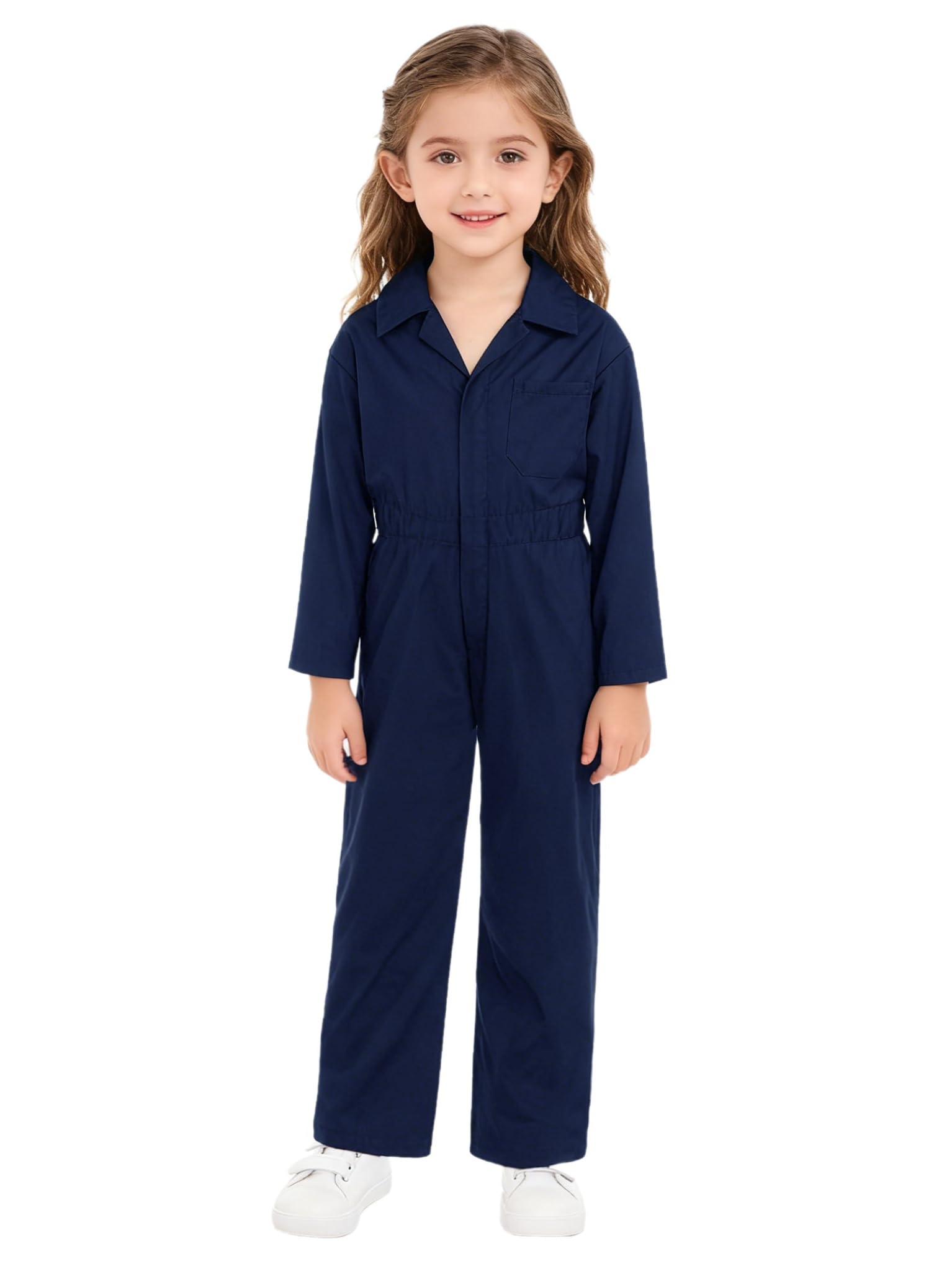 TTAO Blaumann - Mono de trabajo infantil de una pieza, transpirable, para otoño e invierno, talla 110-176