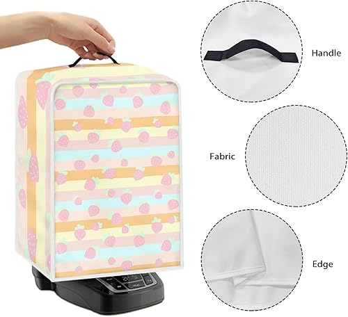 Miniatura 5 de Mintulipy Funda para máquina de café con asa superior para accesorios de electrodomésticos de cocina, cubierta antipolvo para cafetera, compatible